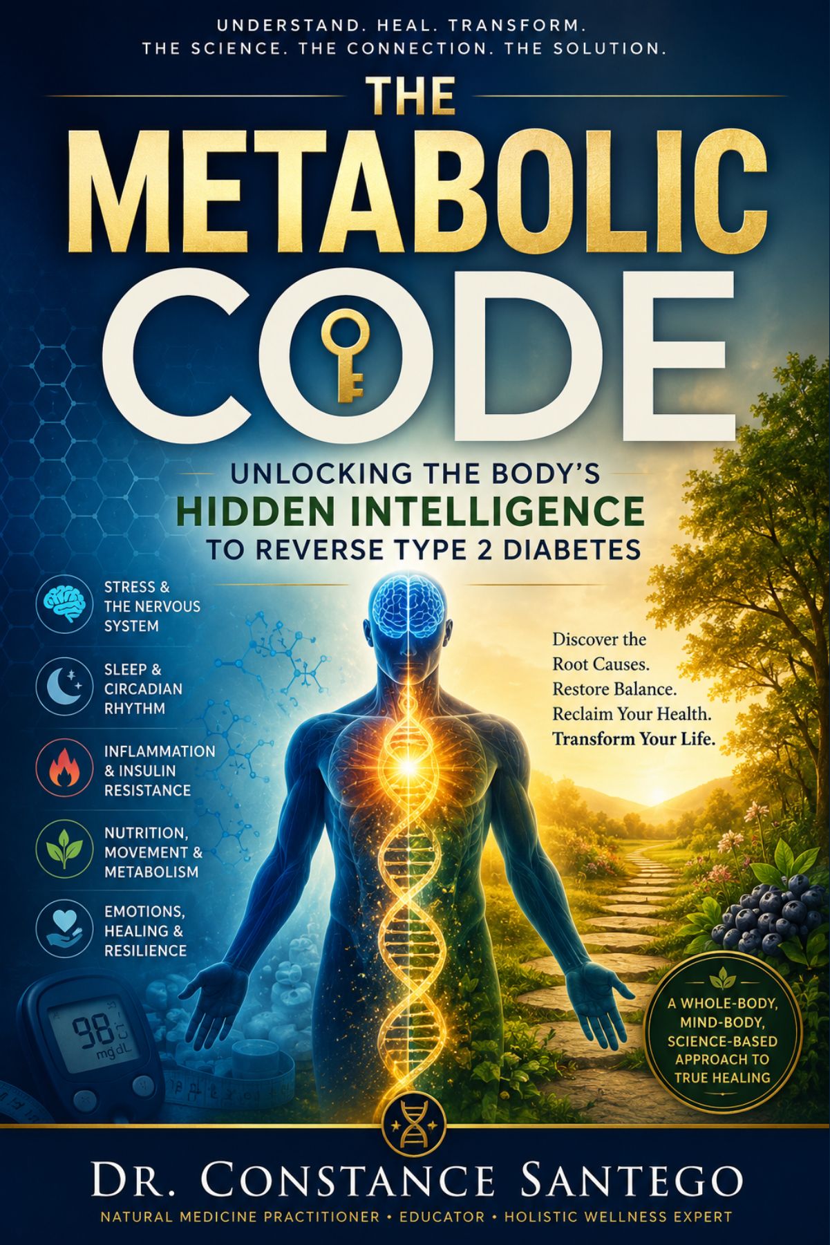 Cover of The Metabolic Code: Unlocking the Body’s Hidden Intelligence to Reverse Type 2 Diabetes
